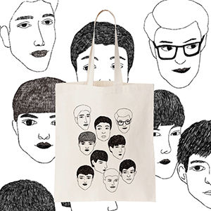 插畫帆布袋與合作款式商品參考